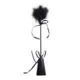 Feder-Kitzler und Paddel, 49 cm, Schwarz von Latetobed BDSM Line | Fesselliebe.de