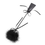 Feder-Kitzler und Paddel, 49 cm, Schwarz von Latetobed BDSM Line | Fesselliebe.de