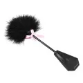 Feder-Kitzler und Paddel 2 In 1 29 cm Schwarz von Latetobed BDSM Line