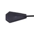 Feder-Kitzler und Paddel 2 In 1 29 cm Schwarz von Latetobed BDSM Line