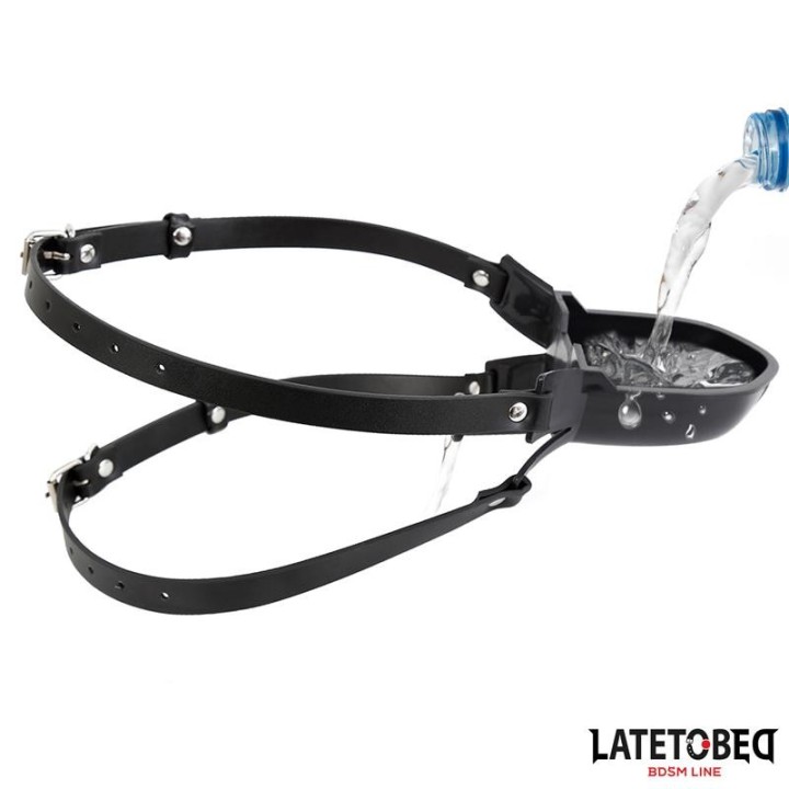 Knebel mit Trinkvorrichtung von Latetobed BDSM Line | Fesselliebe.de