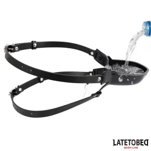 Knebel mit Trinkvorrichtung von Latetobed BDSM Line