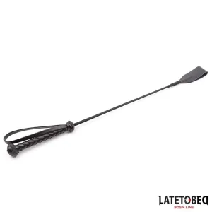 Klassische Peitsche mit Geflochtenem Griff, 60 cm von Latetobed BDSM Line | Fesselliebe.de