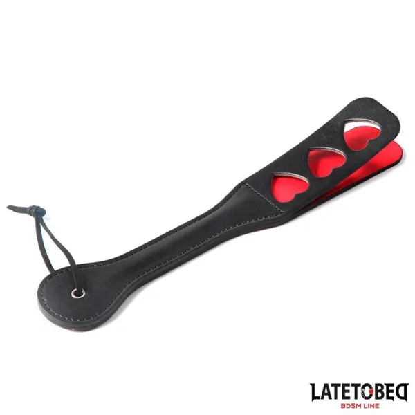 Doppelschicht-Paddel Herz 32 cm von Latetobed BDSM Line | Fesselliebe.de