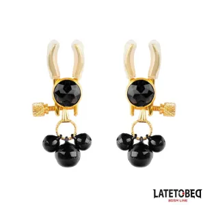 Nippelklemmen mit Glocke von Latetobed BDSM Line | Fesselliebe.de