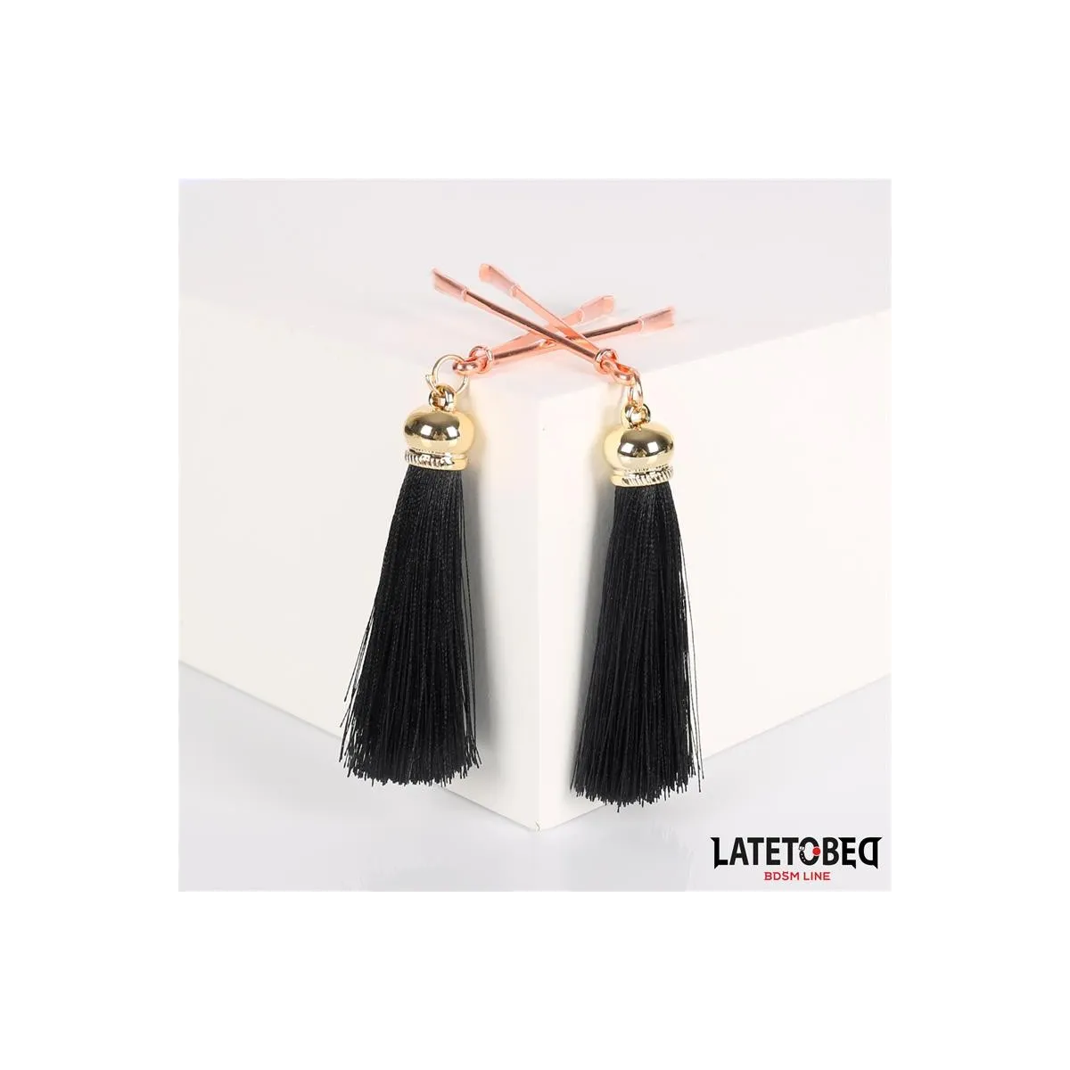 Nippelklemmen mit Quaste von Latetobed BDSM Line | Fesselliebe.de