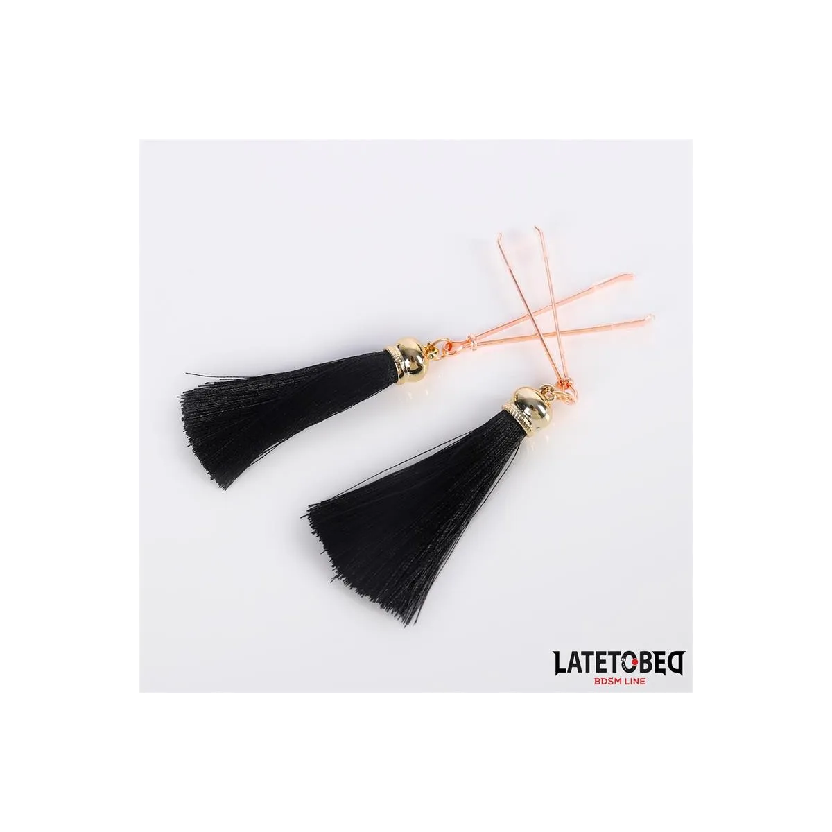 Nippelklemmen mit Quaste von Latetobed BDSM Line | Fesselliebe.de