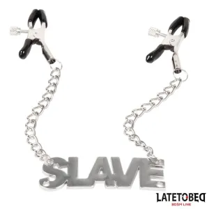 Nippelklemmen mit Slave von Latetobed BDSM Line | Fesselliebe.de