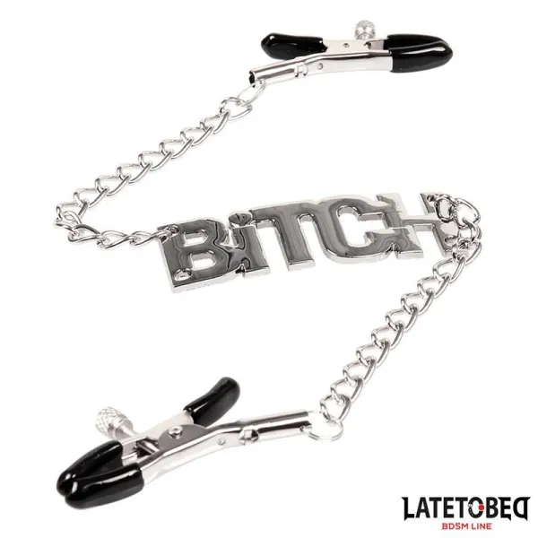 Nippelklemmen mit Bitch von Latetobed BDSM Line | Fesselliebe.de