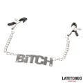Nippelklemmen mit Bitch von Latetobed BDSM Line