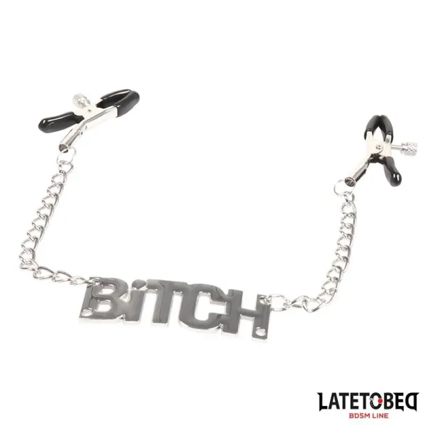 Nippelklemmen mit Bitch von Latetobed BDSM Line | Fesselliebe.de