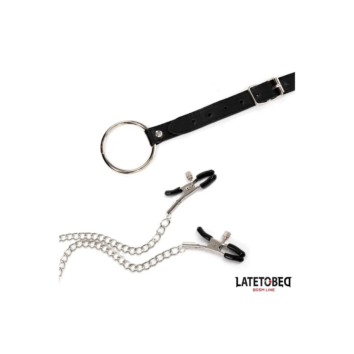 Nippelklemmen mit Penisring von Latetobed BDSM Line | Fesselliebe.de