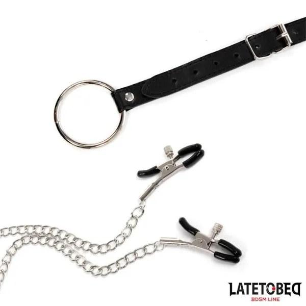 Nippelklemmen mit Penisring von Latetobed BDSM Line | Fesselliebe.de