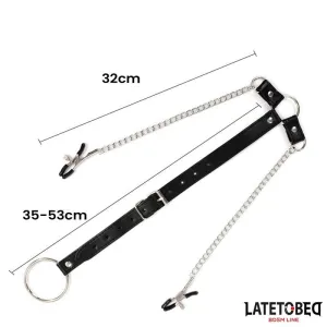Nippelklemmen mit Penisring von Latetobed BDSM Line