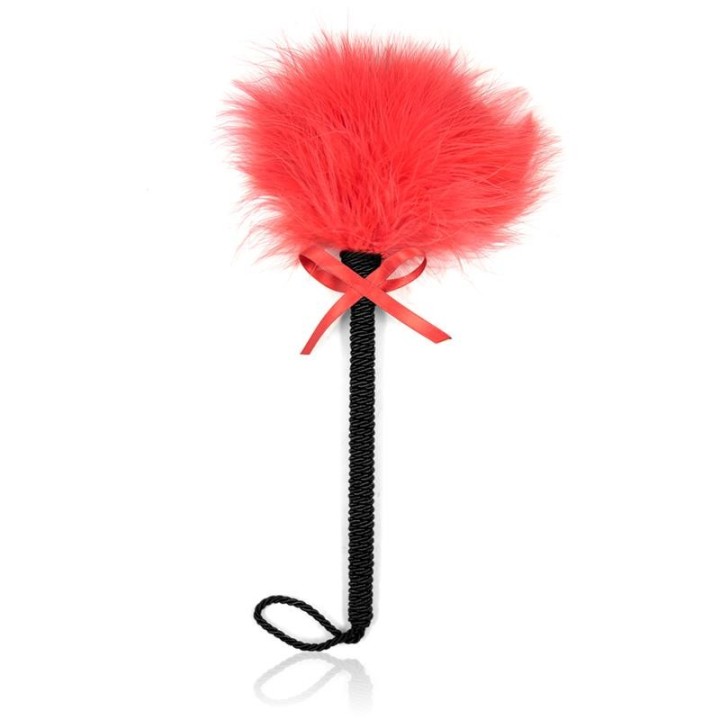 Feder-Kitzler mit Schleife 25 cm Rot von Latetobed BDSM Line | Fesselliebe.de