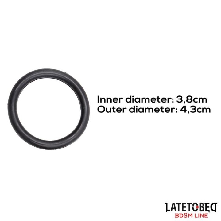 Silikon-Penisring Innendurchmesser 3,8 cm Aussendurchmesser 4,3 cm von Latetobed BDSM Line | Fesselliebe.de