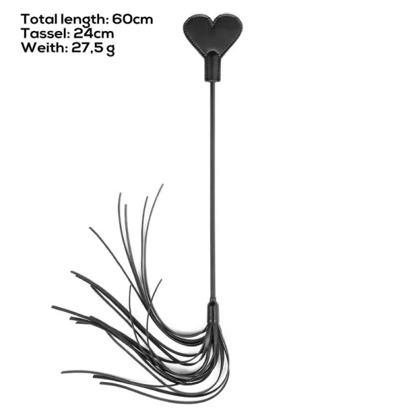 Herzförmiges Paddel mit Peitsche 60 cm von Latetobed BDSM Line | Fesselliebe.de