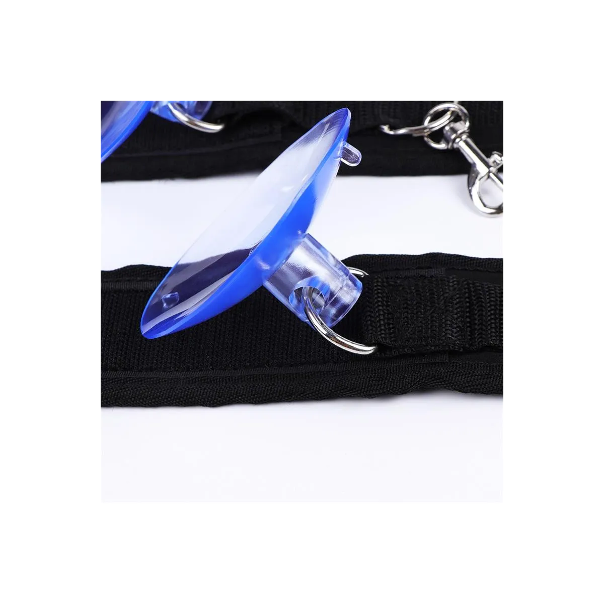 Verstellbare Fussfesseln mit Saugnäpfen von Latetobed BDSM Line | Fesselliebe.de