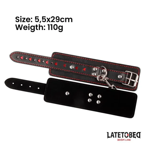 Fessel mit Kette und Herzen von Latetobed BDSM Line | Fesselliebe.de