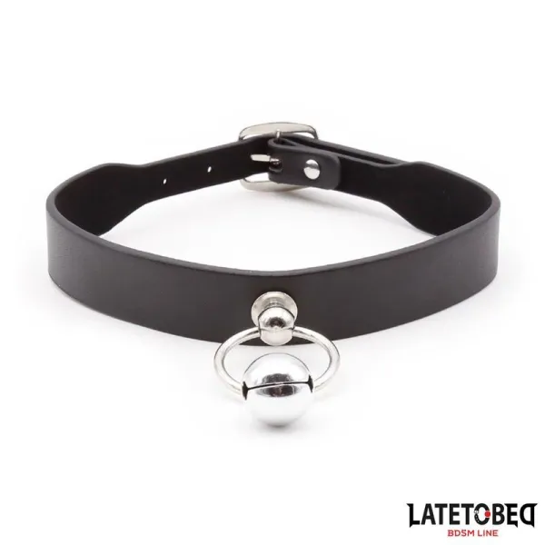 Halsband mit Glocke und Leine von Latetobed BDSM Line | Fesselliebe.de