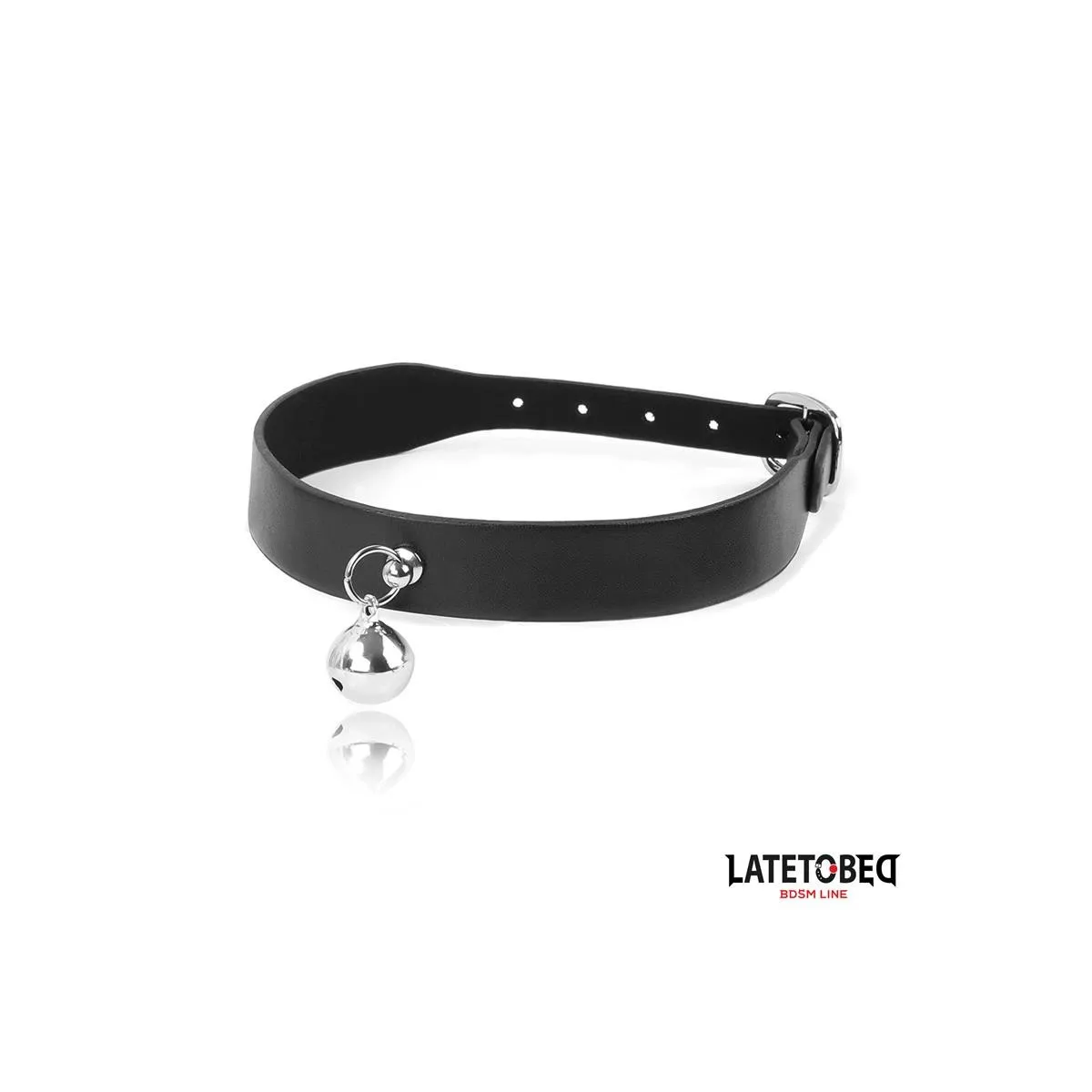 Halsband mit Glocke und Leine von Latetobed BDSM Line | Fesselliebe.de