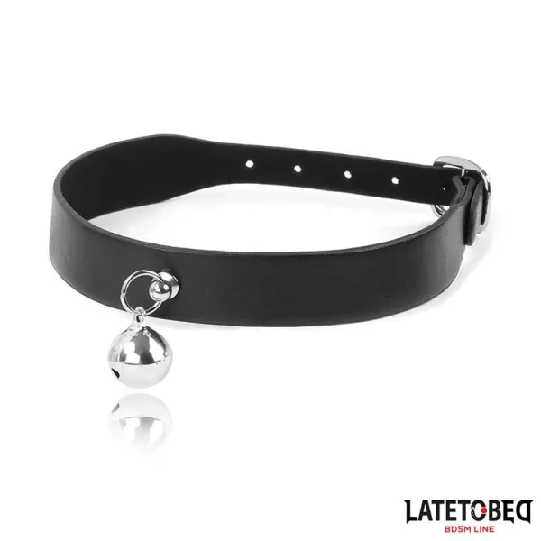 Halsband mit Glocke und Leine von Latetobed BDSM Line | Fesselliebe.de