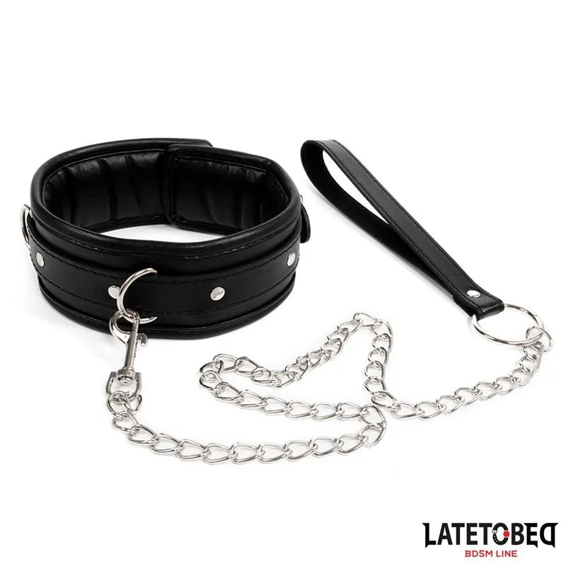 Schwammhalsband mit Leine von Latetobed BDSM Line | Fesselliebe.de