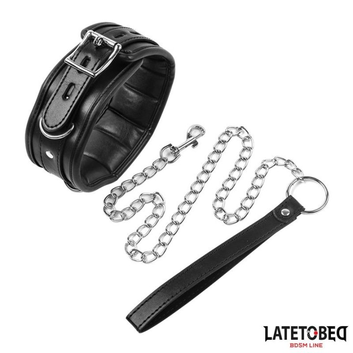 Schwammhalsband mit Leine von Latetobed BDSM Line | Fesselliebe.de