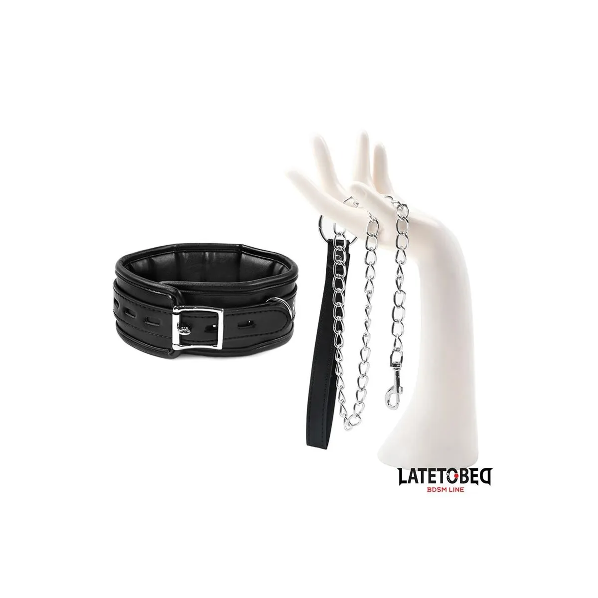 Schwammhalsband mit Leine von Latetobed BDSM Line | Fesselliebe.de