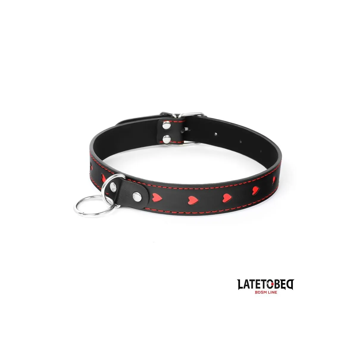 Halsband mit Leine 52 cm von Latetobed BDSM Line | Fesselliebe.de