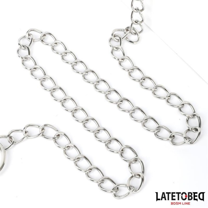 Halsband mit Leine 52 cm von Latetobed BDSM Line | Fesselliebe.de