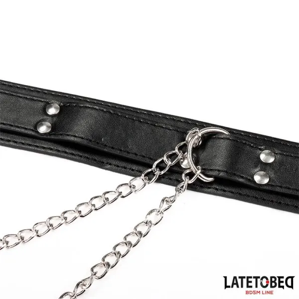 Halsband mit Nippelklemmen von Latetobed BDSM Line | Fesselliebe.de