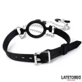 Mundknebel mit Nippelklemmen von Latetobed BDSM Line