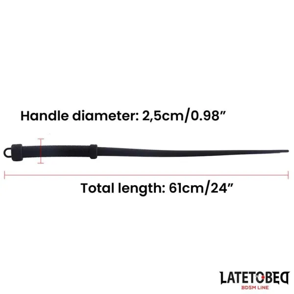 Silikonpeitsche 61 cm von Latetobed BDSM Line | Fesselliebe.de