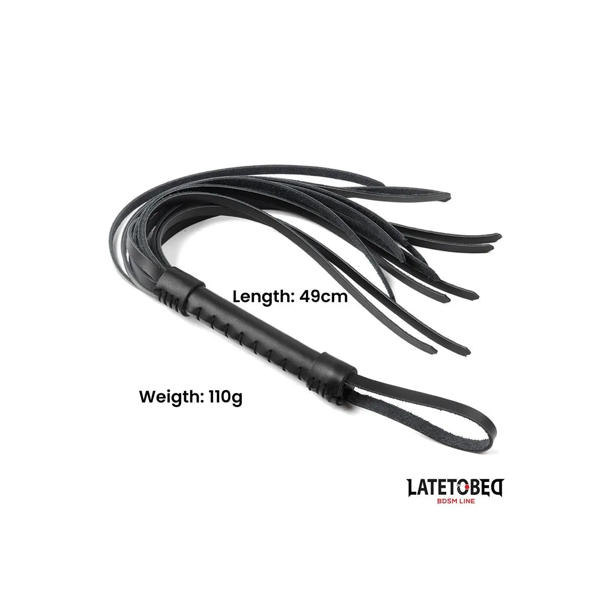 Flogger Leder 50 cm von Latetobed BDSM Line | Fesselliebe.de