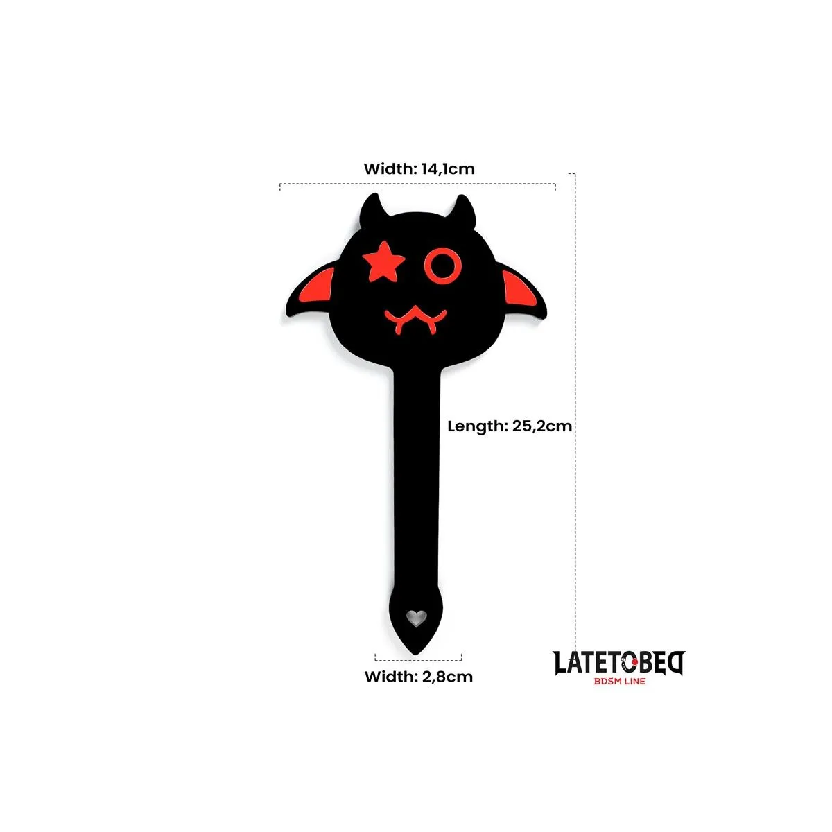 Spanking-Paddel 25,2 cm von Latetobed BDSM Line | Fesselliebe.de