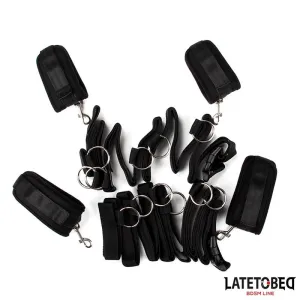Bettfesseln 4 Befestigungspunkte von Latetobed BDSM Line
