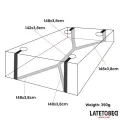 Bettfesseln von Latetobed BDSM Line
