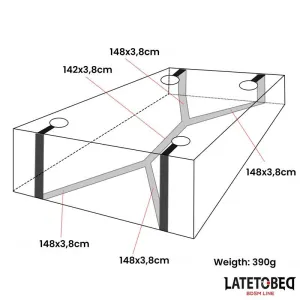 Bettfesseln von Latetobed BDSM Line