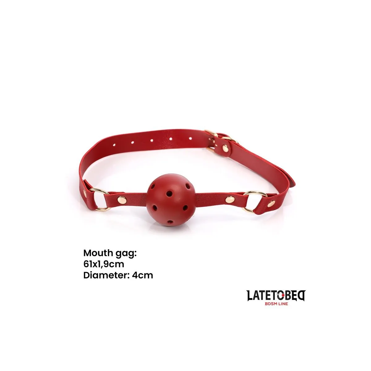 7-Teiliges Bondage-Set mit Tragetasche Rot von Latetobed BDSM Line | Fesselliebe.de