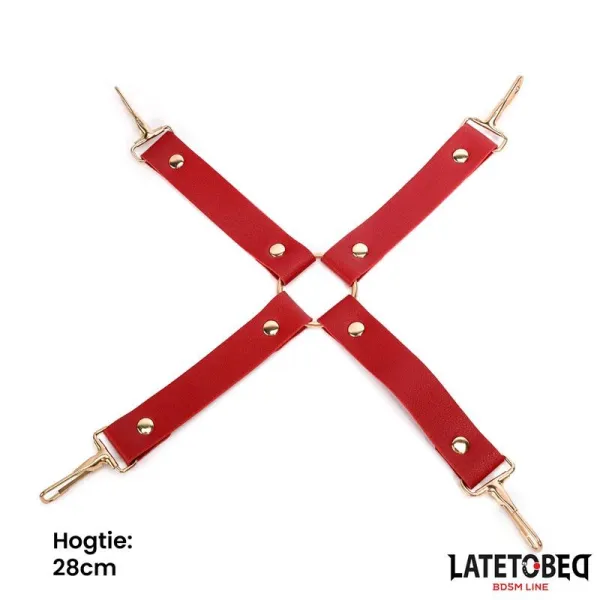 7-Teiliges Bondage-Set mit Tragetasche Rot von Latetobed BDSM Line | Fesselliebe.de