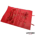 7-Teiliges Bondage-Set mit Tragetasche Rot von Latetobed BDSM Line