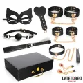 Bondage-Set 8-Teilig mit Etui von Latetobed BDSM Line