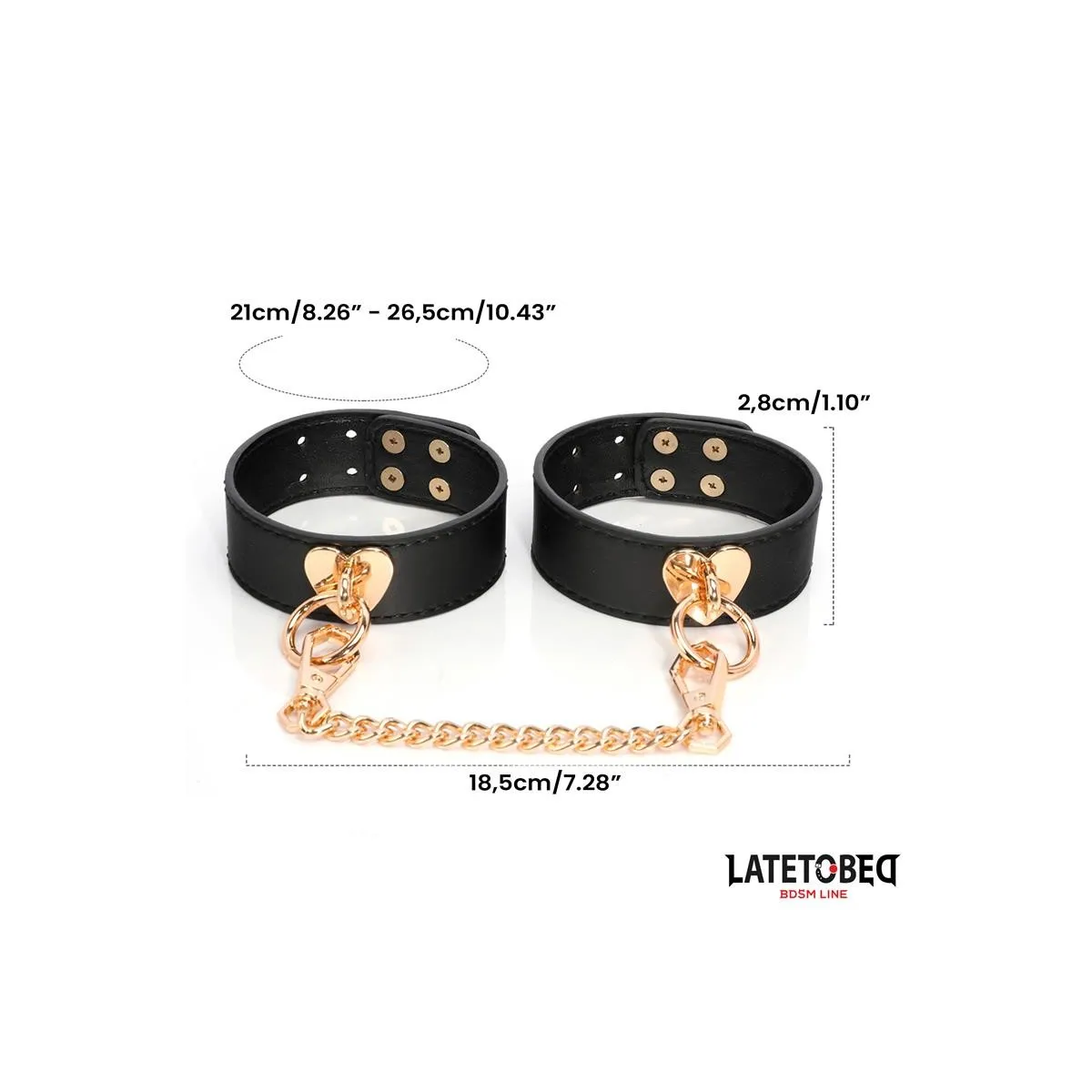 Bondage-Set 8-Teilig mit Etui von Latetobed BDSM Line | Fesselliebe.de