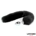 Analplug mit Schwanz Schwarz 40 cm von Latetobed BDSM Line