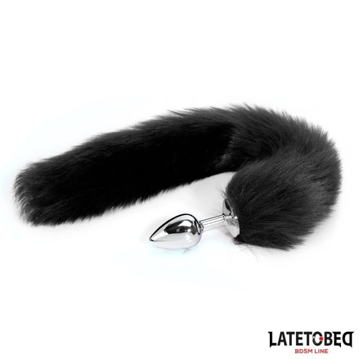 Analplug mit Schwanz Schwarz 40 cm von Latetobed BDSM Line | Fesselliebe.de