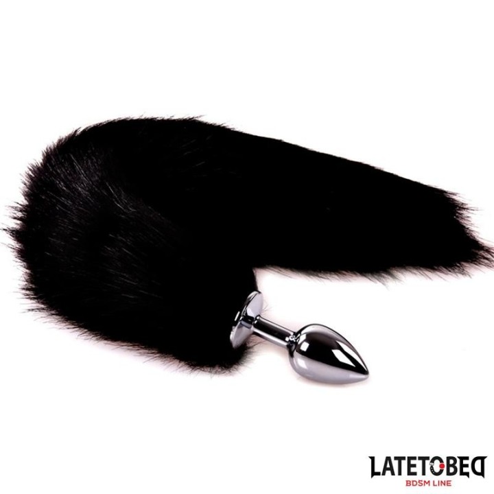Analplug mit Schwanz Schwarz 40 cm von Latetobed BDSM Line | Fesselliebe.de