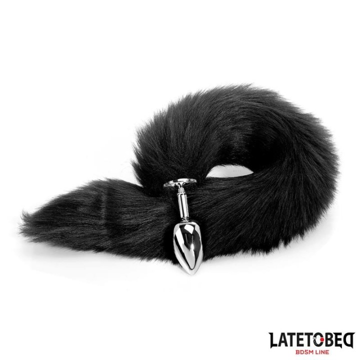 Analplug mit Schwanz Schwarz 40 cm von Latetobed BDSM Line | Fesselliebe.de