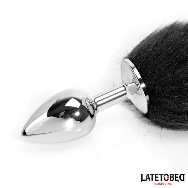 Analplug mit Schwanz Schwarz 40 cm von Latetobed BDSM Line | Fesselliebe.de