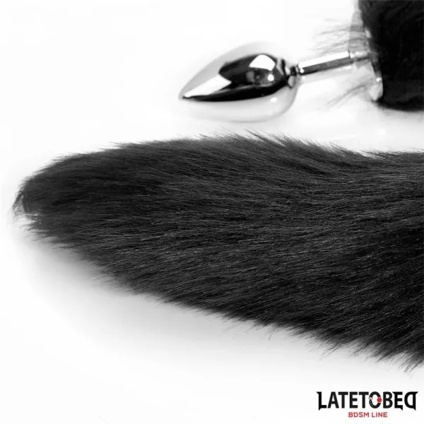 Analplug mit Schwanz Schwarz 40 cm von Latetobed BDSM Line | Fesselliebe.de